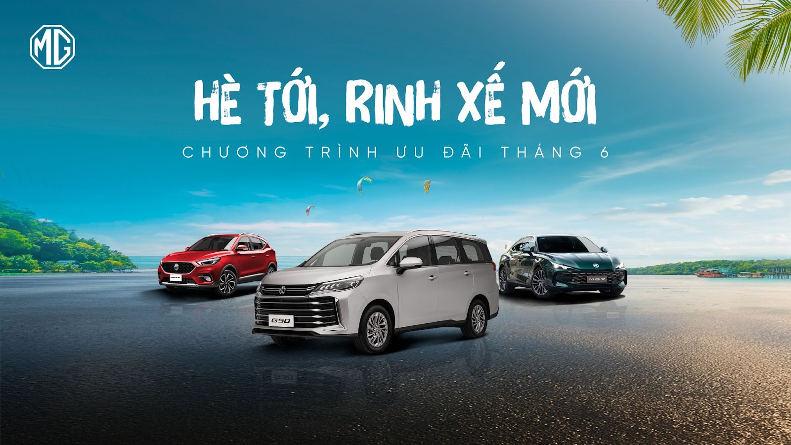 Chương trình ưu đãi tháng 6 với nhiều ưu đãi hấp dẫn diễn ra tại đại lý MG Việt Nam đến hết ngày 30/06/2025