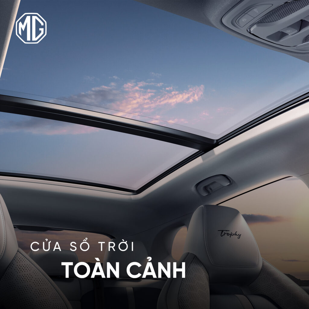 Khoang lái rộng rãi cùng trang thiết bị tiện nghi trên MG HS