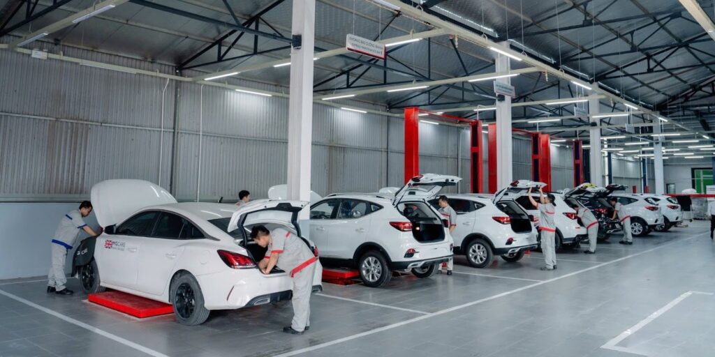 Dịch vụ bảo hành, bảo dưỡng & thay thế phụ tùng chính hiệu theo tiêu chuẩn MG toàn cầu tại MG Care