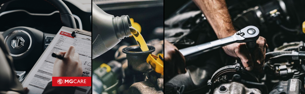 Dịch vụ bảo hành, bảo dưỡng & thay thế phụ tùng chính hiệu theo tiêu chuẩn MG toàn cầu tại MG Care